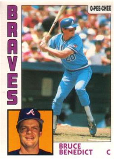 1984 O-Pee-Chee Baseball Cards 255     Bruce Benedict